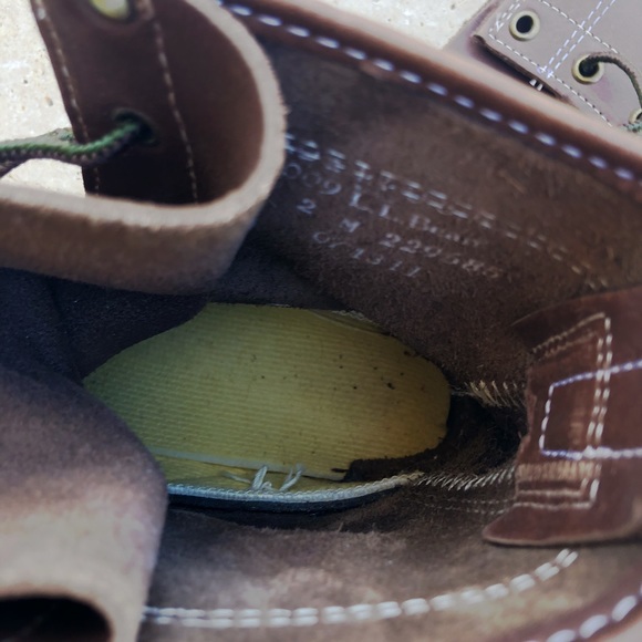 LL Bean Brown Duck Boots Kids Size 2 - Picture 7 of 8